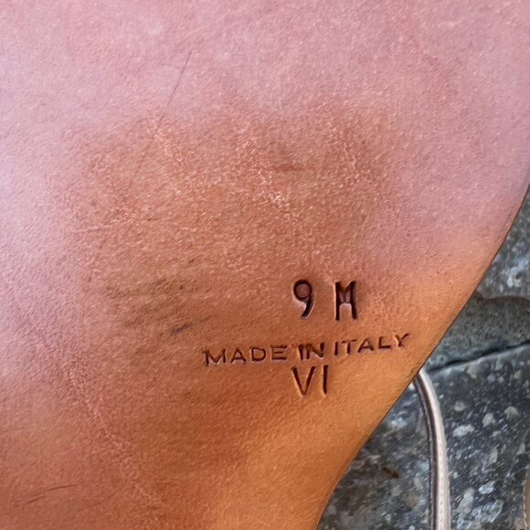 60's NWT Medici Leather Heels - Sandals - Made in Italy - Size 9 - Picture 10 of 10